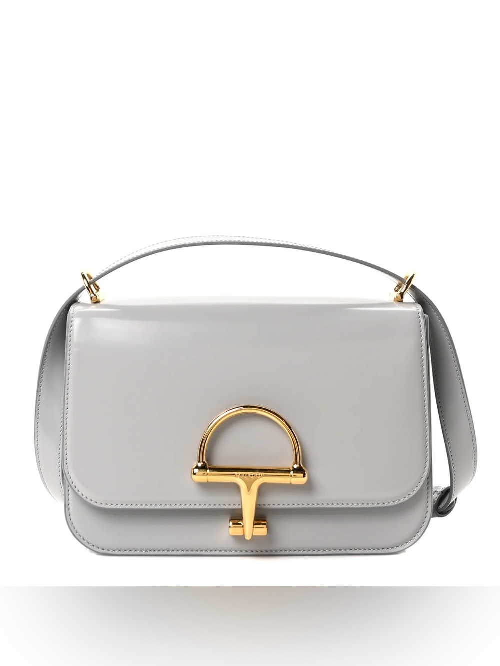 Gucci New Calfskin Siena Shoulder Bag Grey
